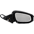 Passenger Side Mirror, Power Adjust, Manual Folding, Heated, Paintable, In-housing Signal Light, With memory, With Puddle Light, No Auto-Dimming, With Blind Spot Detection in Glass