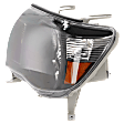 2009 Toyota Tacoma - Driver and Passenger Side Halogen Headlight, Without bulb(s), OE Replacement