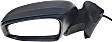 Driver Side Mirror, Power Adjust, Manual Folding, Heated, Textured Black, No Signal Light, No Memory, No Puddle Light, No Auto-Dimming, No Blind Spot Feature