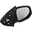 2019 Toyota Tacoma - Passenger Side Mirror, Power Adjust, Heated, Textured Black, Manual Folding, No Signal Light, No Blind Spot Feature, No Memory, No Puddle Light, No Auto-Dimming