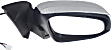 Passenger Side Mirror, Power Adjust, Manual Folding, Heated, Chrome, In-housing Signal Light, No Memory, No Puddle Light, No Auto-Dimming, No Blind Spot Feature