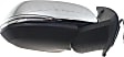 Passenger Side Mirror, Power Adjust, Manual Folding, Heated, Chrome, In-housing Signal Light, No Memory, No Puddle Light, No Auto-Dimming, No Blind Spot Feature