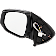 Driver Side Mirror, Power Adjust, Heated, Manual Folding, Paintable, In-housing Signal Light, No Memory, No Puddle Light, No Auto-Dim, No Blind Spot Feature