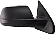 2008 Toyota Tundra - Passenger Side Mirror, For Models With Cold Climate Specification, Power Adjust, Heated, Textured Black, Manual Folding, No Signal Light, No Blind Spot Feature, No Memory, No Puddle Light, No Auto-Dimming