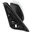 2010-2013 Toyota 4Runner - Driver Side Mirror, Power, Manual Folding, Heated, Paintable, In-housing Signal Light, No Memory, With Puddle Light, No Auto-Dimming, No Blind Spot Feature