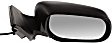 Passenger Side Mirror, Power Adjust, Non-Heated, Manual Folding, Paintable, No Signal Light, No Memory, No Puddle Light, No Auto-Dim, No Blind Spot Feature