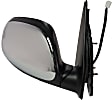 Crew Cab Pickup Passenger Side Mirror, Power Adjust, Heated, Manual Folding, Chrome, No Signal Light, No Memory, No Puddle Light, No Auto-Dim