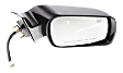 Passenger Side Mirror, Power Adjust, Heated, Non-Folding, Paintable, No Signal Light, With Memory, No Puddle Light, No Auto-Dimming, No Blind Spot Feature