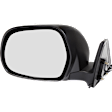 Driver Side Mirror, Power, Manual Folding, Non-Heated, Textured Black, No Signal Light, No Memory, No Puddle Light, No Auto-Dimming, No Blind Spot Feature, SR5 Model