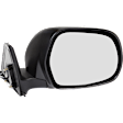 Passenger Side Mirror, Power, Manual Folding, Non-Heated, Textured Black, No Signal Light, No Memory, No Puddle Light, No Auto-Dimming, No Blind Spot Feature, SR5 Model
