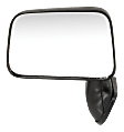 1989-1995 Toyota Pickup - Driver Side Mirror, Manual Adjust, Manual Folding, Non-Heated, Textured Black, No Signal Light, Memory, Puddle Light, Auto-Dimming, and Blind Spot Feature, For Models With Vent Window