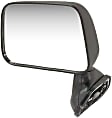 1989-1995 Toyota Pickup - Driver Side Mirror, Manual Adjust, Manual Folding, Non-Heated, Textured Black, No Signal Light, Memory, Puddle Light, Auto-Dimming, and Blind Spot Feature, For Models With Vent Window