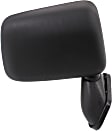 1989-1995 Toyota Pickup - Passenger Side Mirror, Manual Adjust, Manual Folding, Non-Heated, Textured Black, No Signal Light, Memory, Puddle Light, Auto-Dimming, and Blind Spot Feature, For Models With Vent Window
