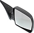 Passenger Side Mirror, Manual Adjust, Non-Heated, Manual Folding, Textured Black, No Signal Light, No Memory, No Puddle Light, No Auto-Dim, No Blind Spot Feature