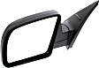 2014-2021 Toyota Tundra - Driver Side Mirror, Power Adjust, Heated, Manual Folding, Textured Black, No Signal Light, No Memory, No Puddle Light, No Auto-Dimming, No Blind Spot Feature
