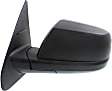 2014-2021 Toyota Tundra - Driver Side Mirror, Power Adjust, Heated, Manual Folding, Textured Black, No Signal Light, No Memory, No Puddle Light, No Auto-Dimming, No Blind Spot Feature