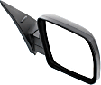 2020 Toyota Tundra Platinum - Passenger Side Mirror, For Models Without Lane Change Assist, With Cold Climate Specification, Power Adjust, Heated, Textured Black, Manual Folding, No Signal Light, No Blind Spot Feature, No Memory, No Puddle Light, No Auto-Dimming