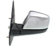 2021 Toyota Tundra - Driver Side Mirror, For Models Without Lane Change Assist, Power Adjust, Heated, Chrome, Manual Folding, No Signal Light, No Blind Spot Feature, No Memory, No Puddle Light, No Auto-Dim