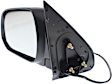 Driver Side Mirror, Power Adjust, Manual Folding, Non-Heated, Chrome, In-housing Signal Light, No Memory, No Puddle Light, No Auto-Dimming, No Blind Spot Feature