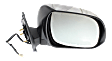 Passenger Side Mirror, Power Adjust, Manual Folding, Non-Heated, Chrome, In-housing Signal Light, No Memory, No Puddle Light, No Auto-Dimming, No Blind Spot Feature