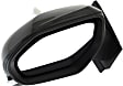 Driver Side Mirror, Power Adjust, Manual Folding, Heated, Textured Black, No Signal Light, No Memory, No Puddle Light, No Auto-Dimming, No Blind Spot Feature, 4 Cyl., 1.8L Engine