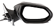 Passenger Side Mirror, Power Adjust, Manual Folding, Heated, Textured Black, No Signal Light, No Memory, No Puddle Light, No Auto-Dimming, No Blind Spot Feature, 4 Cyl., 1.8L Engine