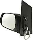 Driver Side Mirror, Power Adjust, Non-Heated, Manual Folding, Textured Black, No Signal Light, No Memory, No Puddle Light, No Auto-Dimming, No Blind Spot Feature