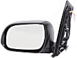 Driver Side Mirror, Power Adjust, Non-Heated, Manual Folding, Textured Black, No Signal Light, No Memory, No Puddle Light, No Auto-Dimming, No Blind Spot Feature