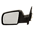 2007 Toyota Tundra - Driver Side Mirror, Power Adjust, Heated, Chrome, Power Folding, In-glass Signal Light, No Blind Spot Feature, No Memory, With Puddle Light, No Auto-Dimming