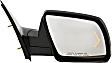 2012 Toyota Tundra Limited - Passenger Side Mirror, Power Adjust, Heated, Chrome, Power Folding, In-glass Signal Light, No Blind Spot Feature, No Memory, With Puddle Light, No Auto-Dimming