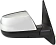 2012 Toyota Tundra Limited - Passenger Side Mirror, Power Adjust, Heated, Chrome, Power Folding, In-glass Signal Light, No Blind Spot Feature, No Memory, With Puddle Light, No Auto-Dimming