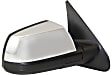 2012 Toyota Tundra Limited - Passenger Side Mirror, Power Adjust, Heated, Chrome, Power Folding, In-glass Signal Light, No Blind Spot Feature, No Memory, With Puddle Light, No Auto-Dimming
