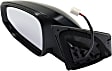 Driver Side Mirror, Power Adjust, Non-Heated, Manual Folding, Textured Black, No Signal Light, No Blind Spot Feature, North America Built Vehicle, Production Date From November 2014