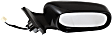 Passenger Side Mirror, Power Adjust, Non-Heated, Manual Folding, Paintable, No Signal Light, No Memory, No Puddle Light, No Auto-Dim, No Blind Spot Feature