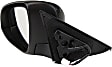 Driver Side Mirror, Power Adjust, Non-Heated, Manual Folding, Paintable, No Signal Light, No Memory, No Puddle Light, No Auto-Dim, No Blind Spot Feature