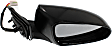 Passenger Side Mirror, Power Adjust, Non-Heated, Manual Folding, Paintable, No Signal Light, No Memory, No Puddle Light, No Auto-Dim, No Blind Spot Feature