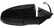 Passenger Side Mirror, Power Adjust, Non-Heated, Manual Folding, Paintable, No Signal Light, No Memory, No Puddle Light, No Auto-Dim, No Blind Spot Feature