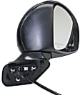 2014 Toyota Prius Five - Passenger Side Mirror, Power Adjust, Non-Heated, Paintable, Manual Folding, No Signal Light, No Blind Spot Feature, No Memory, No Puddle Light, No Auto-Dimming