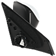 Driver Side Mirror, Power, Manual Folding, Heated, Paintable, In-housing Signal Light, With memory, No Puddle Light, No Auto-Dimming, No Blind Spot Feature