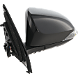 Driver Side Mirror, Power, Manual Folding, Heated, Paintable, In-housing Signal Light, With memory, No Puddle Light, No Auto-Dimming, No Blind Spot Feature
