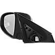 Driver Side Mirror, Power, Manual Folding, Heated, Paintable, In-housing Signal Light, With memory, No Puddle Light, No Auto-Dimming, No Blind Spot Feature
