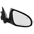 Passenger Side Mirror, Power, Manual Folding, Heated, Paintable, In-housing Signal Light, With memory, No Puddle Light, No Auto-Dimming, No Blind Spot Feature