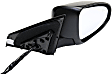 Passenger Side Mirror, Power, Manual Folding, Heated, Paintable, In-housing Signal Light, With memory, No Puddle Light, No Auto-Dimming, No Blind Spot Feature