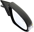 Passenger Side Mirror, Power, Manual Folding, Heated, Paintable, In-housing Signal Light, With memory, No Puddle Light, No Auto-Dimming, No Blind Spot Feature