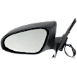 2015 Toyota Prius C Technology - Driver Side Mirror, Power Adjust, Non-Heated, Paintable, Manual Folding, In-housing Signal Light, No Blind Spot Feature, No Memory, No Puddle Light, No Auto-Dimming
