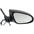 Passenger Side Mirror, Power Adjust, Manual Folding, Non-Heated, Paintable, In-housing Signal Light, No Memory, No Puddle Light, No Auto-Dimming, No Blind Spot Feature