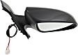 Passenger Side Mirror, Power Adjust, Manual Folding, Non-Heated, Paintable, In-housing Signal Light, No Memory, No Puddle Light, No Auto-Dimming, No Blind Spot Feature