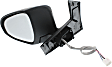 2012-2019 Toyota Prius C - Driver Side Mirror, Power, Manual Folding, Heated, Paintable, In-housing Signal Light, No Memory, No Puddle Light, No Auto-Dimming, No Blind Spot Feature
