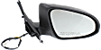 Passenger Side Mirror, Power Adjust, Manual Folding, Heated, Paintable, In-housing Signal Light, No Memory, No Puddle Light, No Auto-Dimming, No Blind Spot Feature