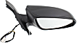 Passenger Side Mirror, Power Adjust, Manual Folding, Heated, Paintable, In-housing Signal Light, No Memory, No Puddle Light, No Auto-Dimming, No Blind Spot Feature